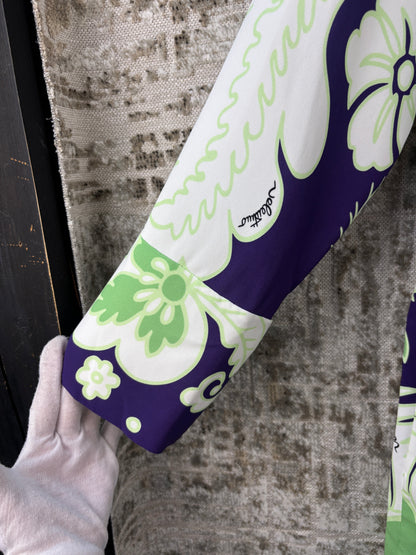 Valentino Garavani Floral Print Silk Midi Dress