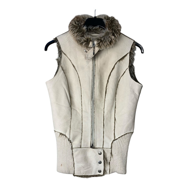 Vila Clothes Faux Shearling Fur Gilet