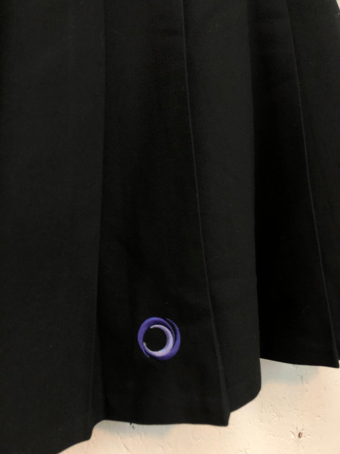 Trutex Black Pleated Skirt