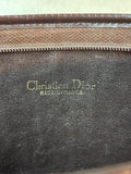 Vintage Christian Dior Brown Shoulder Bag