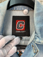 COOL CAT Mens Light Washed Jean Jacket