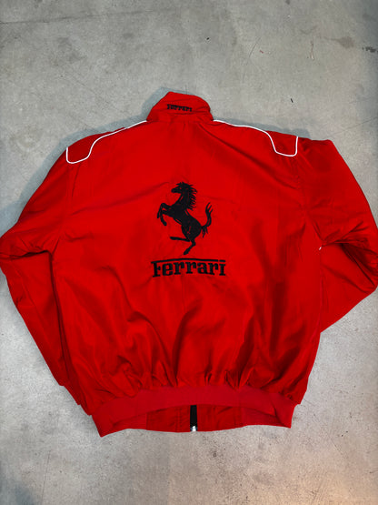 Y2K Unisex Red Ferrari Racing Jacket