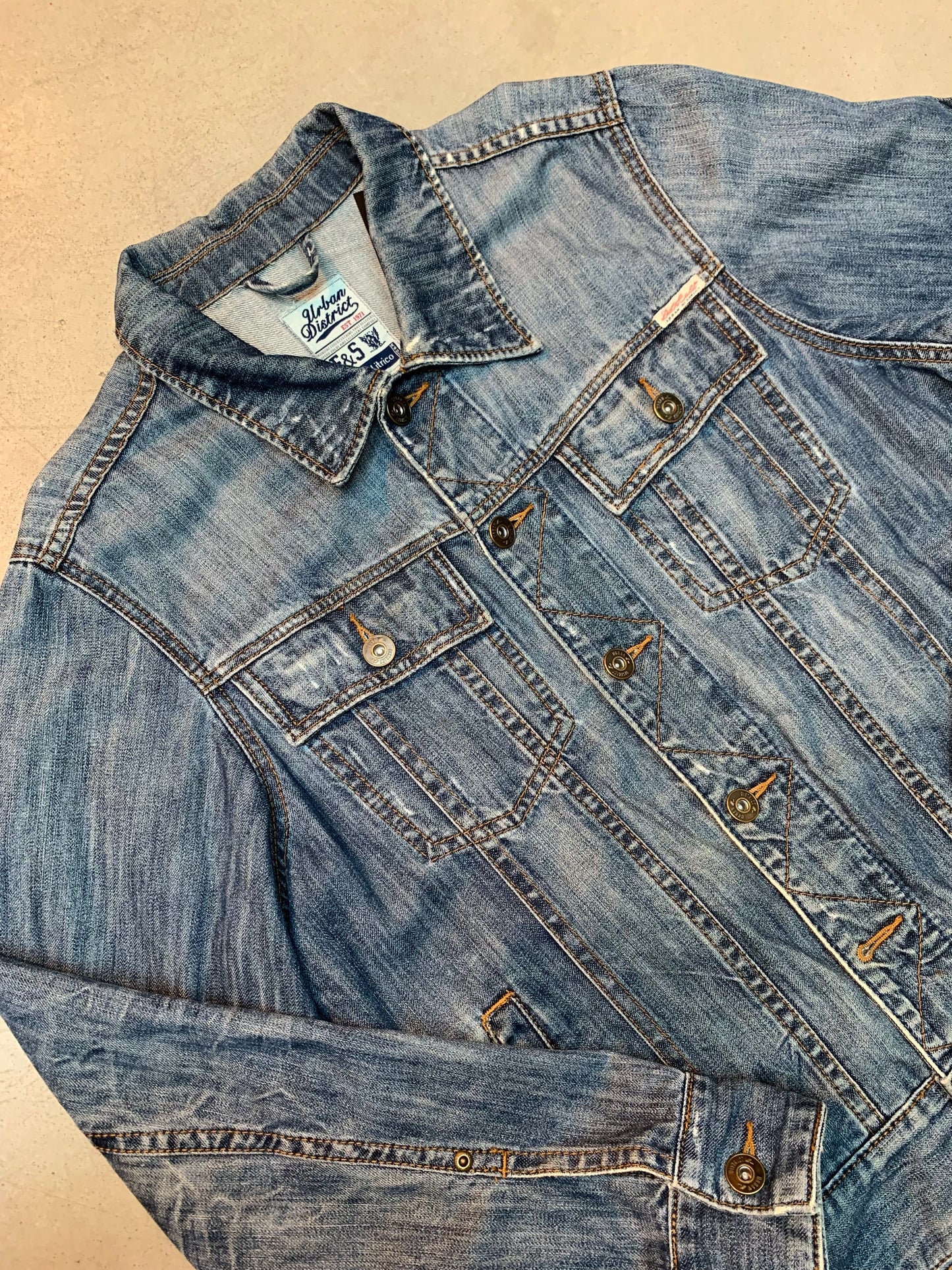 "Urban District" Blue Jean Jacket