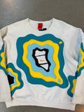 Nike Multicolor Abstract Long Sleeve Sweatshirt