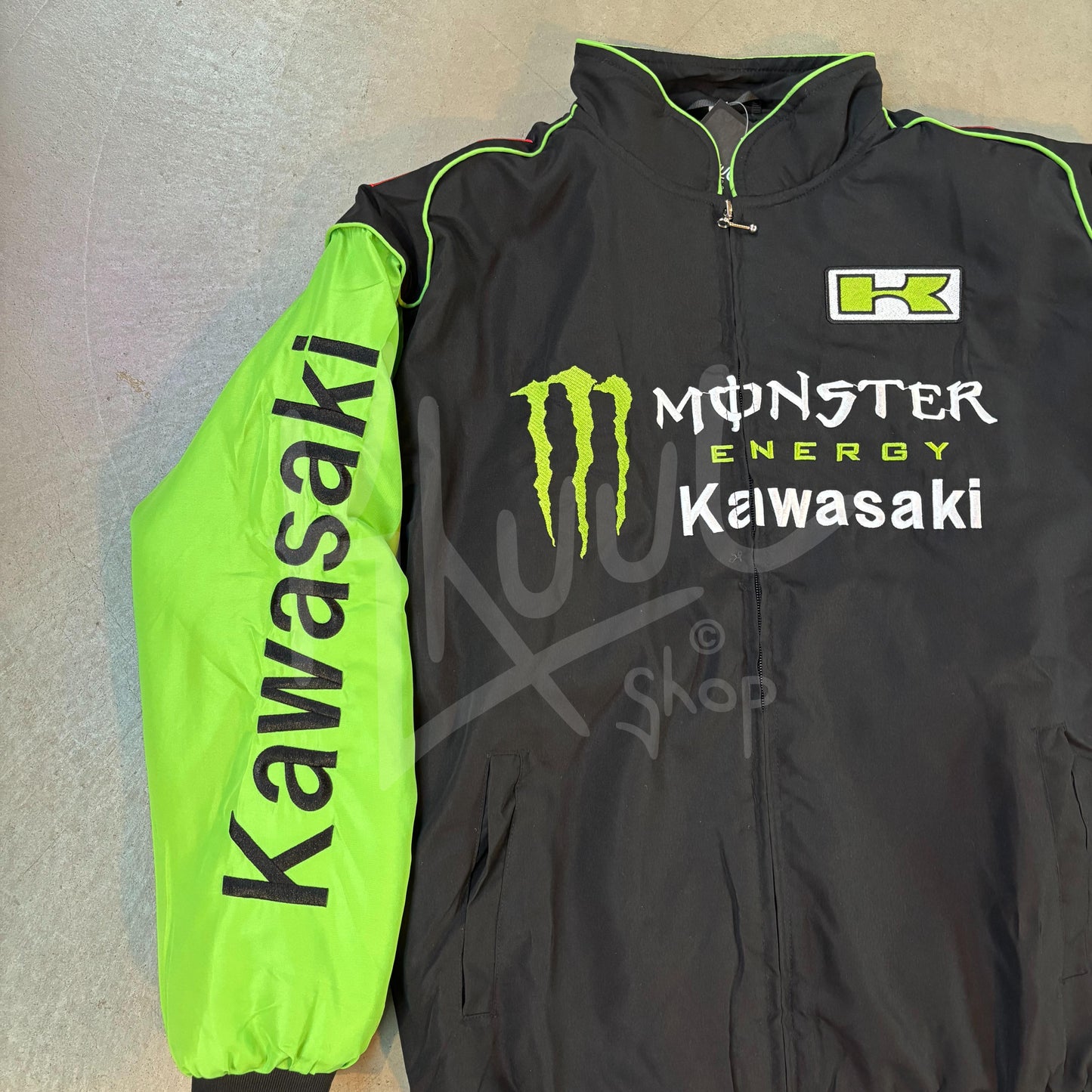 Monster Energy Kawasaki Unisex Racing Bomber Jacket