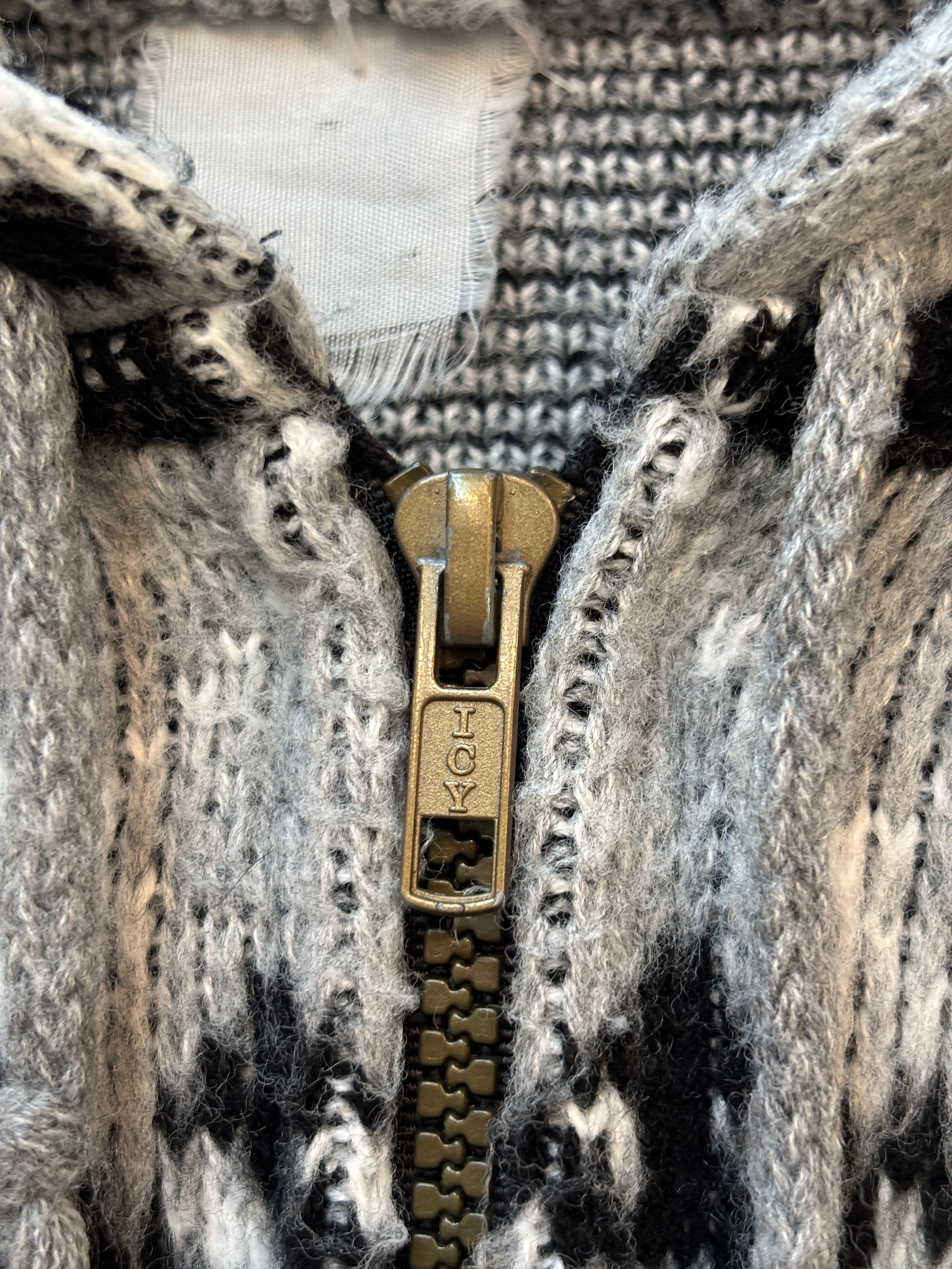 Dreamcatcher Knit Zip Hooded Cardigan
