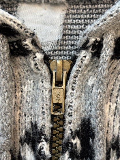 Dreamcatcher Knit Zip Hooded Cardigan
