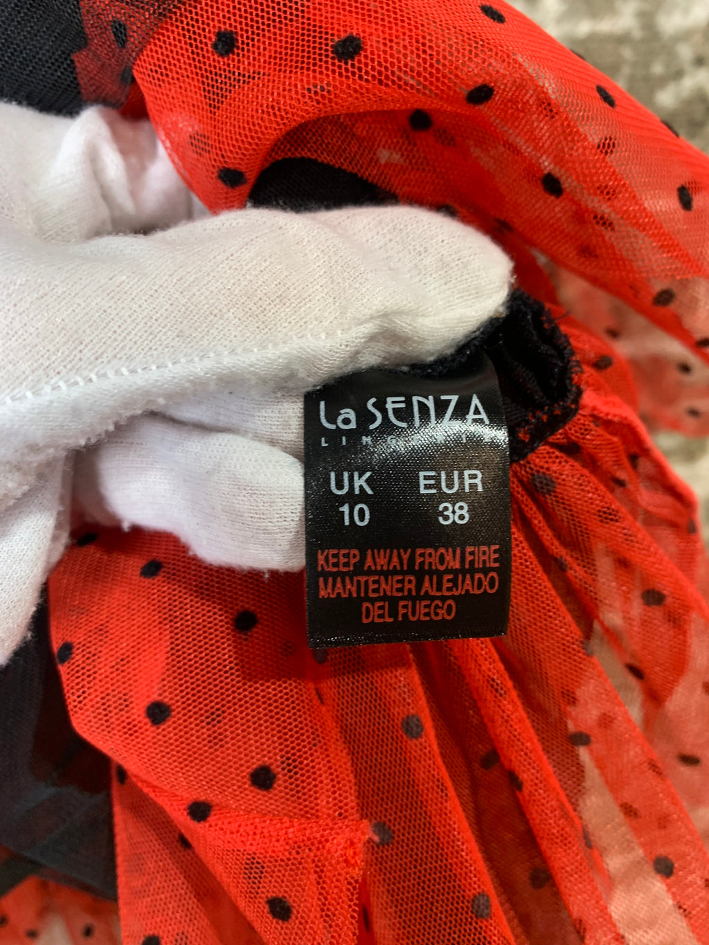 La Senza Satin & Mesh Babydoll Slip