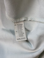 Y2K Script Print Mesh Longsleeve Top