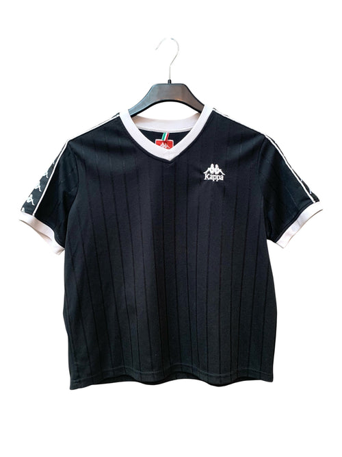 Kappa Pinstripe V-Neck Football Tee