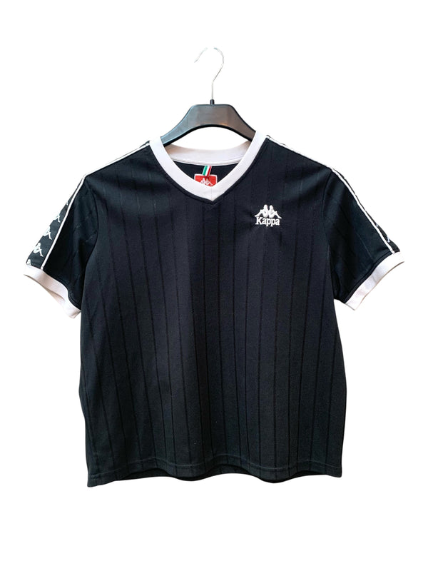 Kappa Pinstripe V-Neck Football Tee
