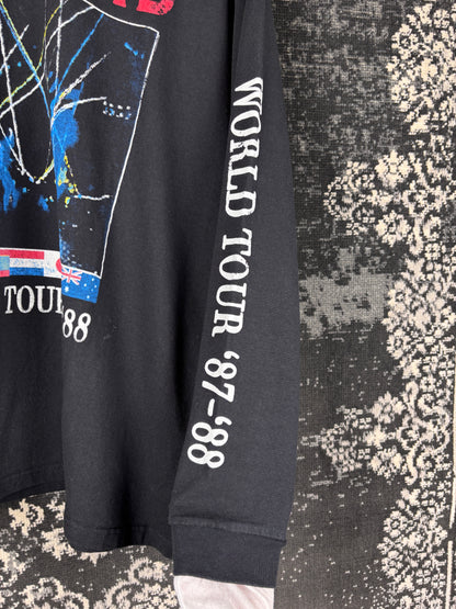 Pink Floyd '87-'88 World Tour Black Longsleeve Graphic Shirt
