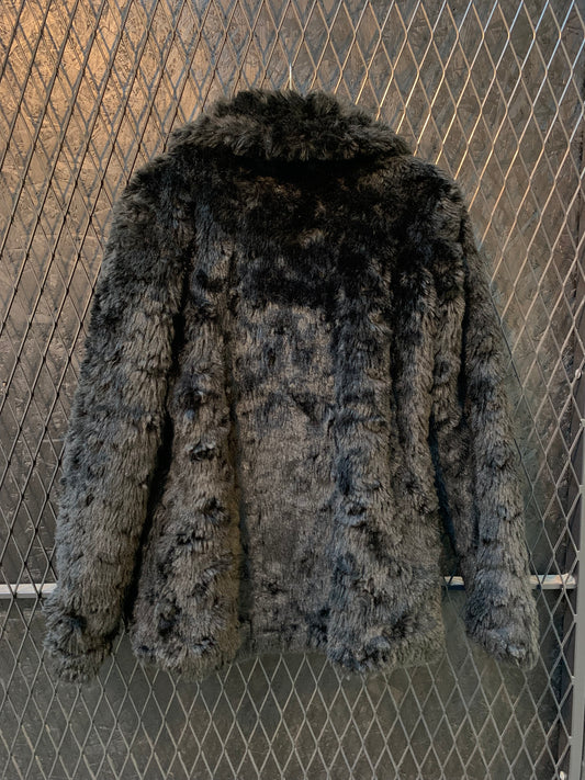 Womens Y2K Fur Jacket