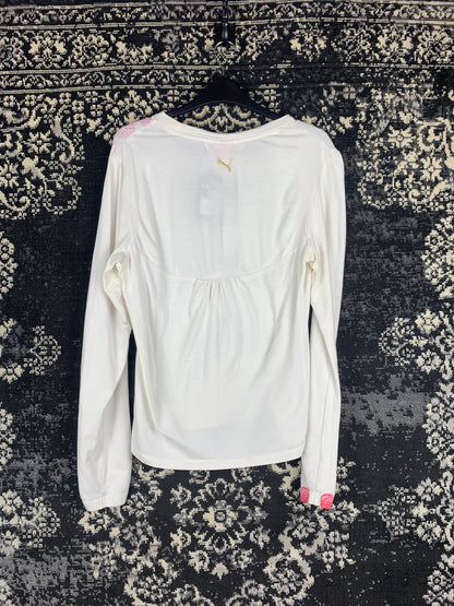 Y2K Women's White Puma Longsleeve Shirt