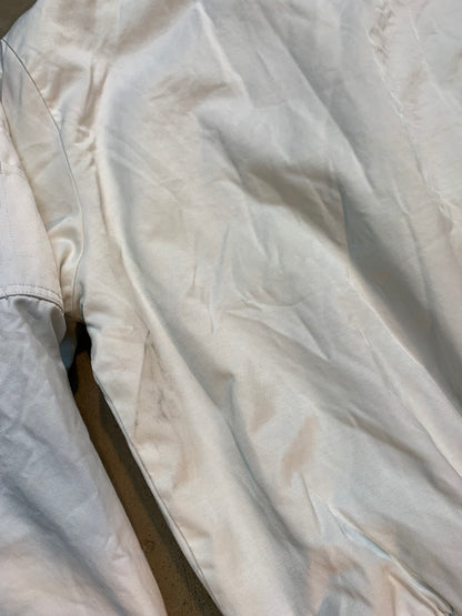 Unisex White Bomber Jacket