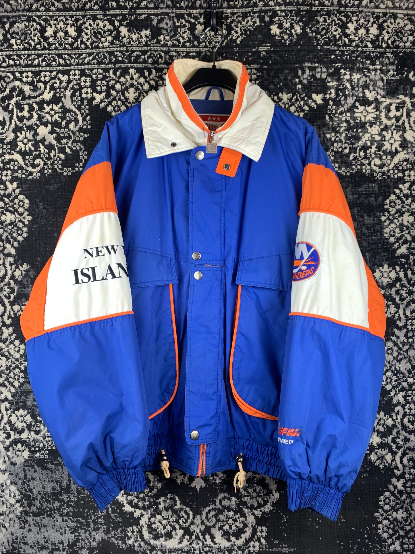 Mens Vintage Nutmeg by Campri New York Islander NHL Team Jacket