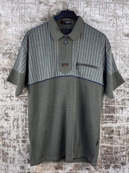 Vintage Khaki Polo Shirt