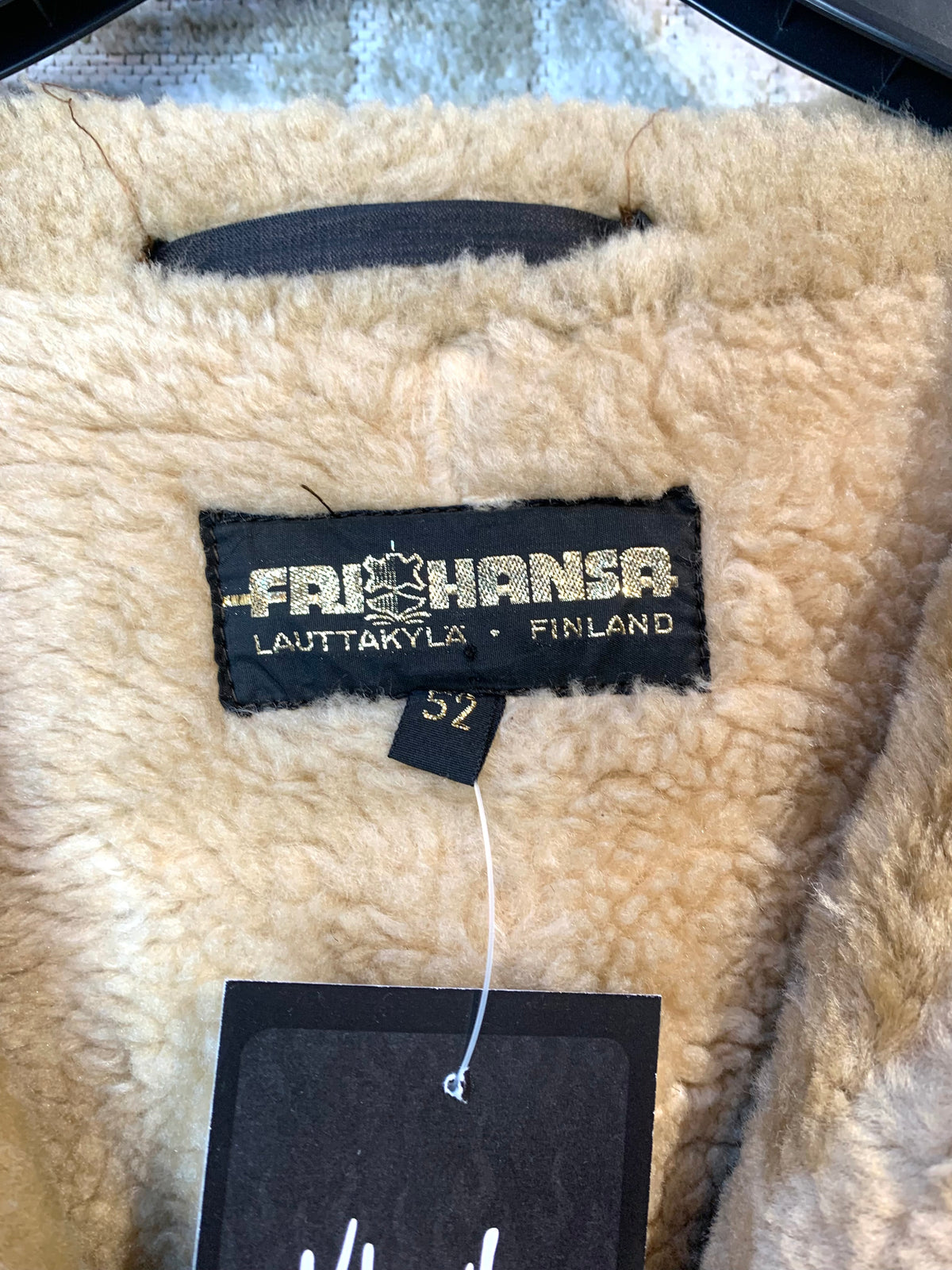 Frihansa Suede Shearling-Lined Coat