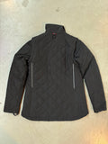 Audi Black Quilted Zip Up Jacket