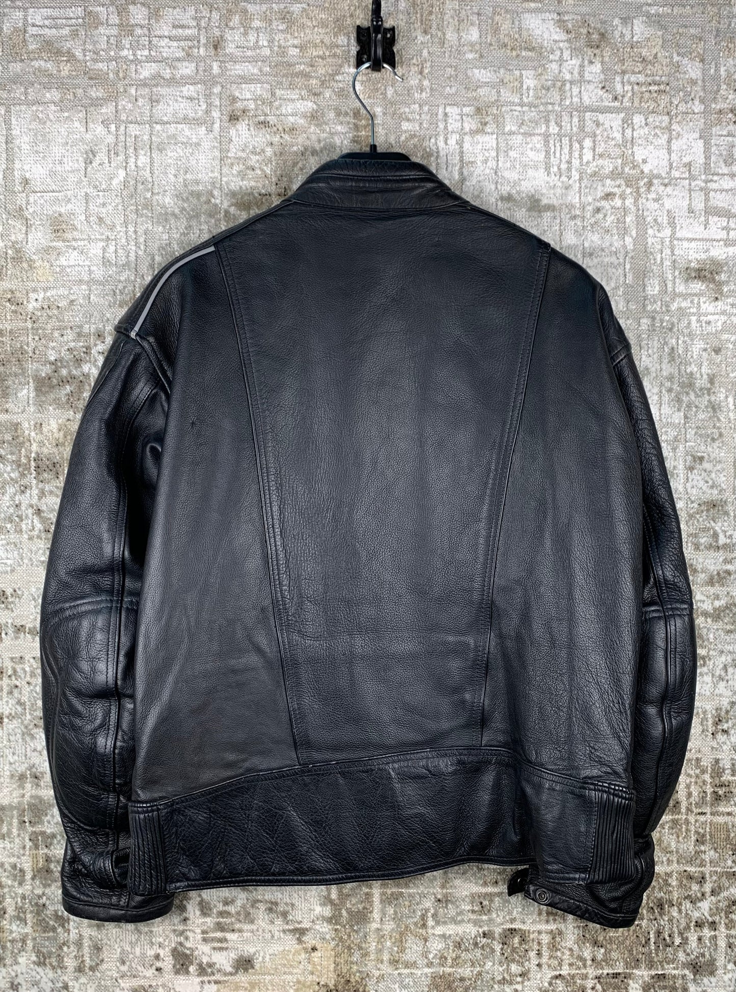 Men's Vintage Black Genuine Leather Jacket