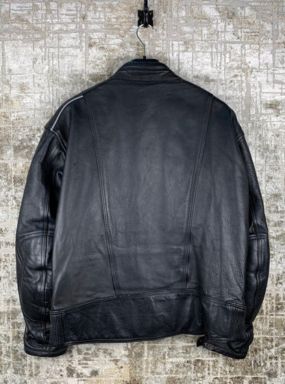 Men's Vintage Black Genuine Leather Jacket