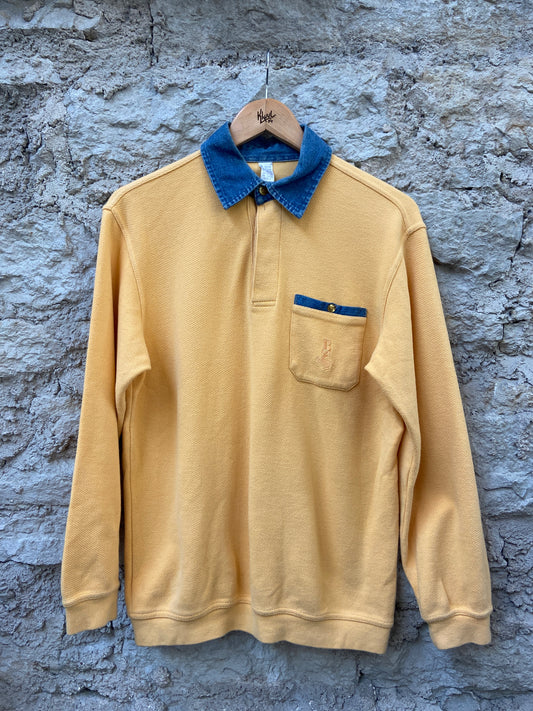 Polo long-sleeve yellow