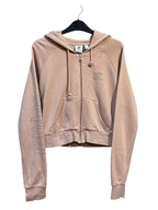 Adidas Originals Rhinestone Cropped Zip Hoodie