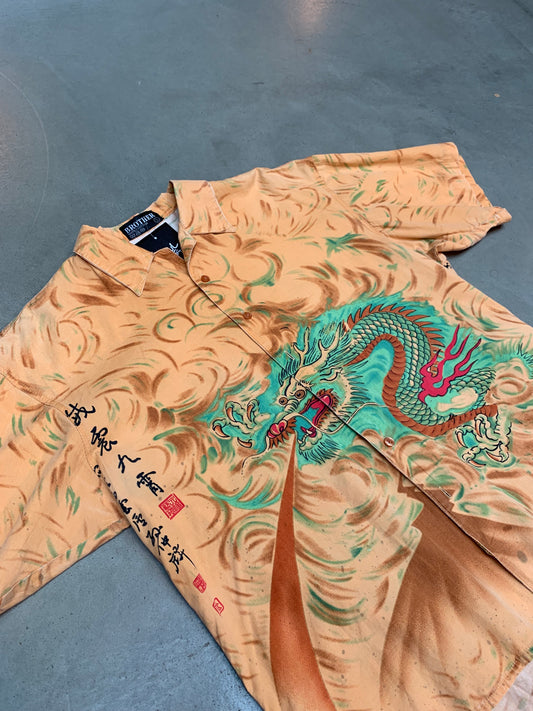 Mens Y2K Printed Shirt