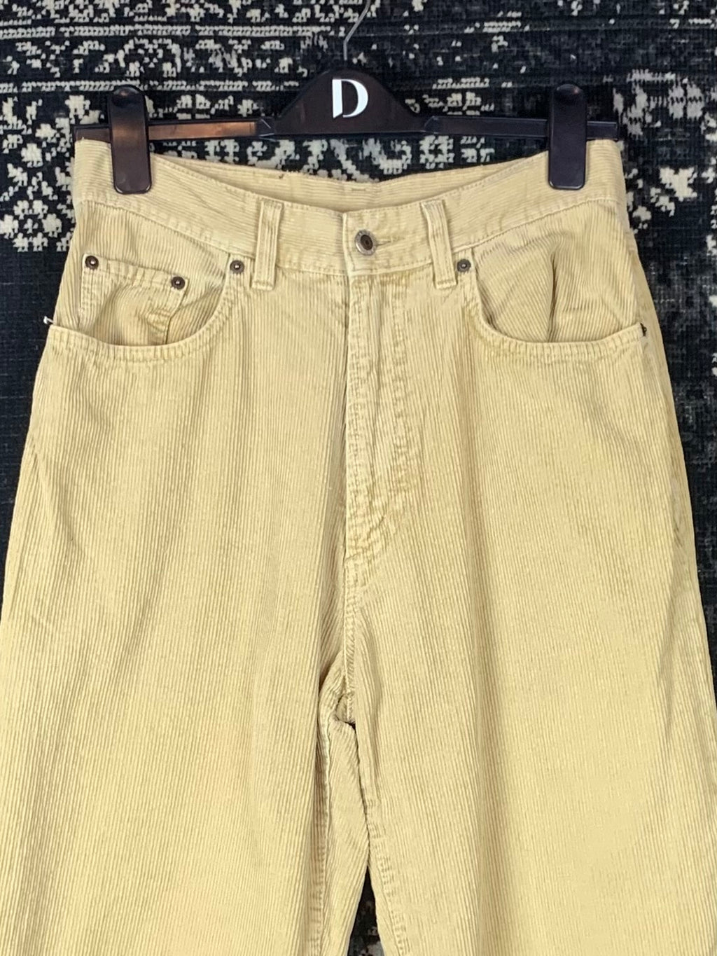 Vintage Men's Light Brown Corduroy Trousers