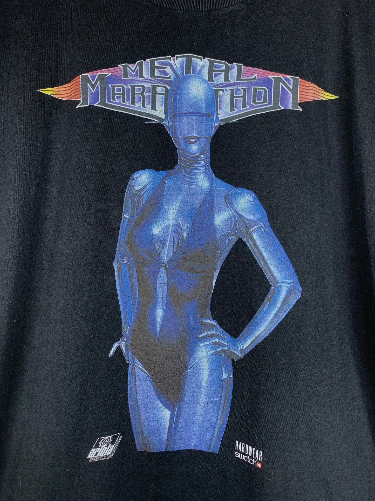 Mens Vintage Metal Marathon T-Shirt