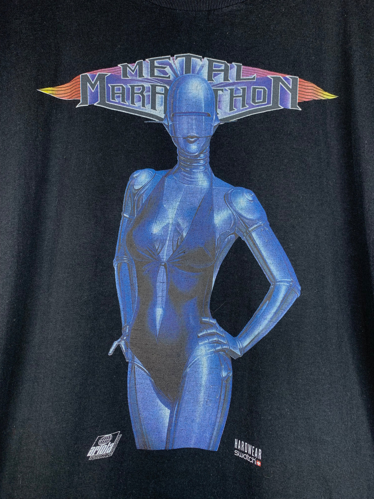 Mens Vintage Metal Marathon T-Shirt
