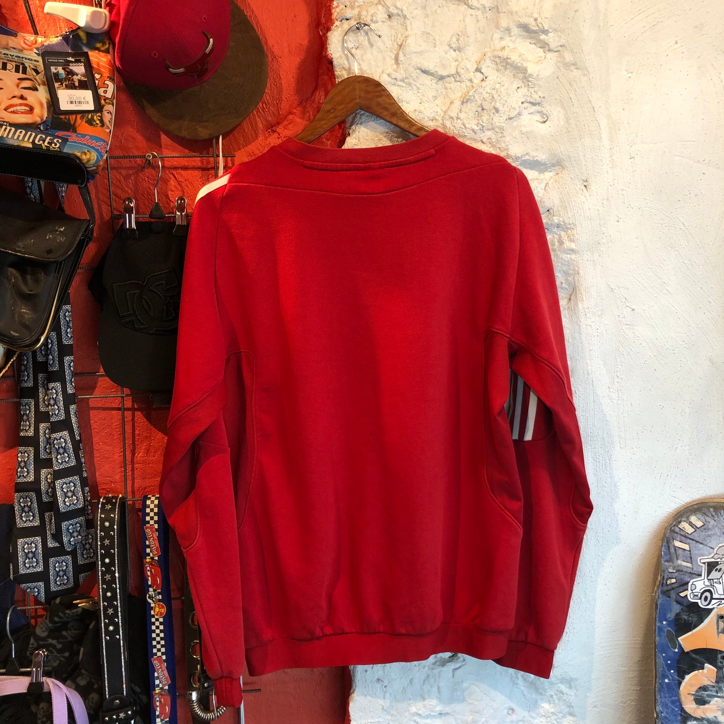 Adidas Red Sweatshirt