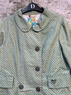 Roxy Y2K Polka Dot Peter Pan Coat