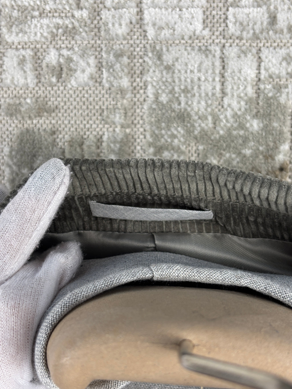 Brunello Cucinelli Corduroy Grey Blazer