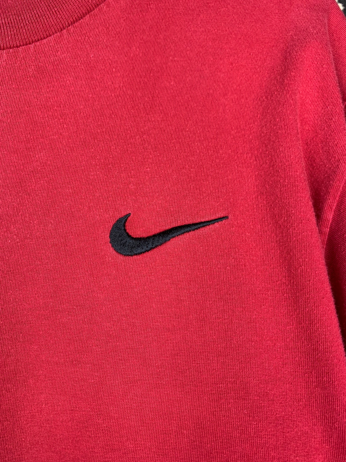 Mens Vintage Nike Red T-Shirt