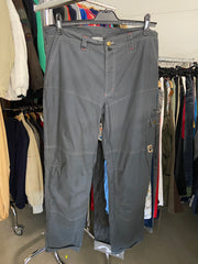 Jack Wolfskin Cargo Pants Outdoor Grey Mens XL Zip Up