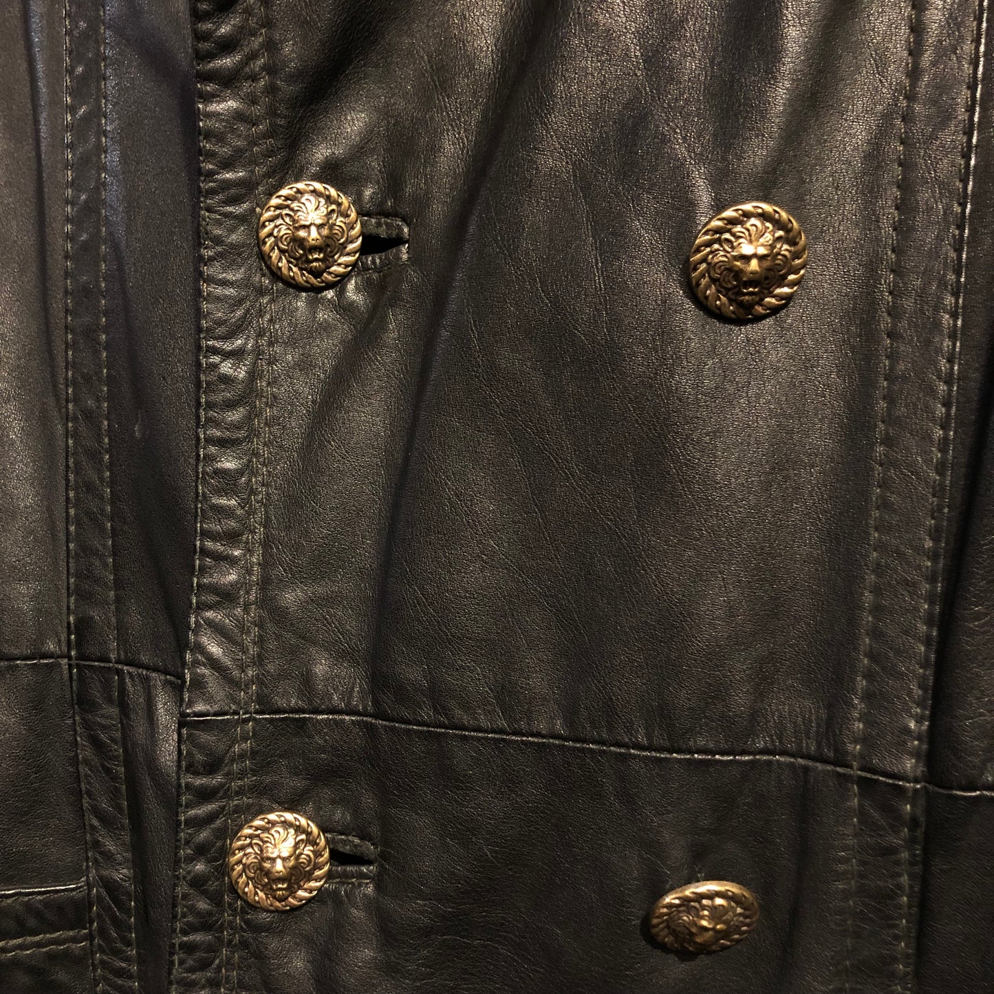 Y2K Leather Coat