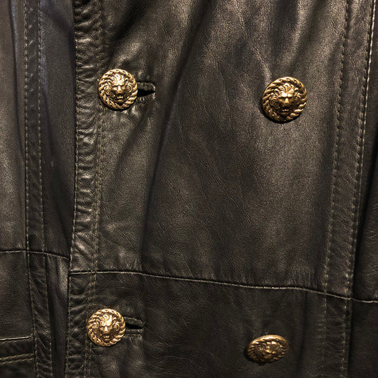 Y2K Leather Coat