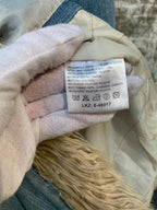 Rainbow Collection Y2K Denim Afghan Coat