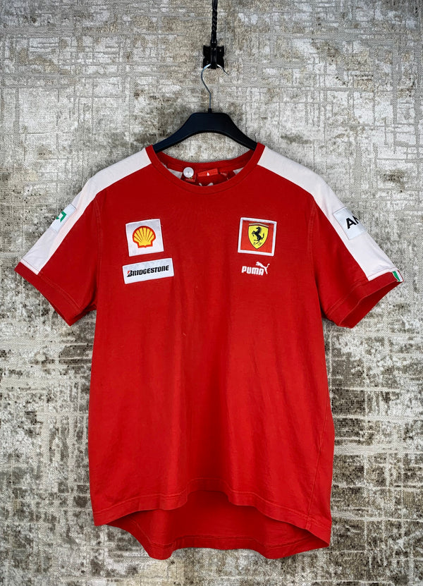 Mens Puma Ferrari Red T Shirt