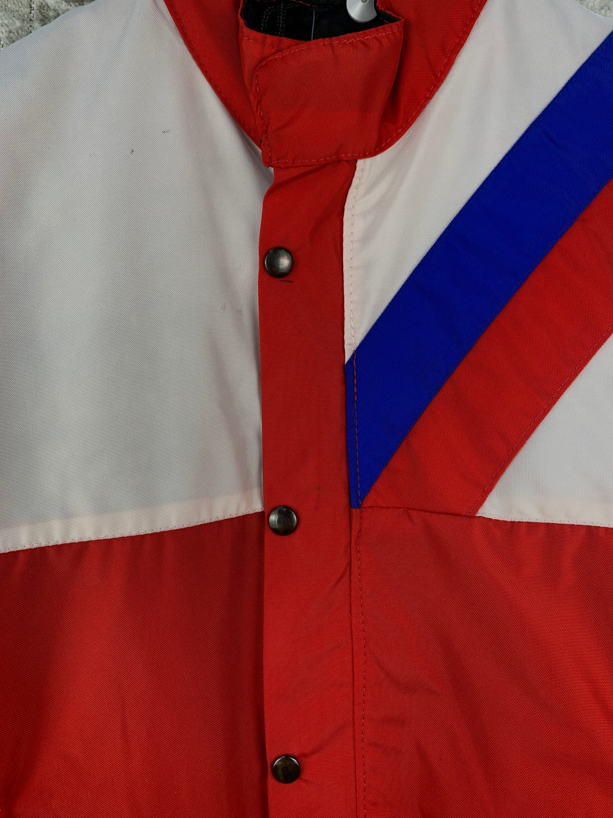 Mens Vintage Yamaha Red White Blue Racing Jacket