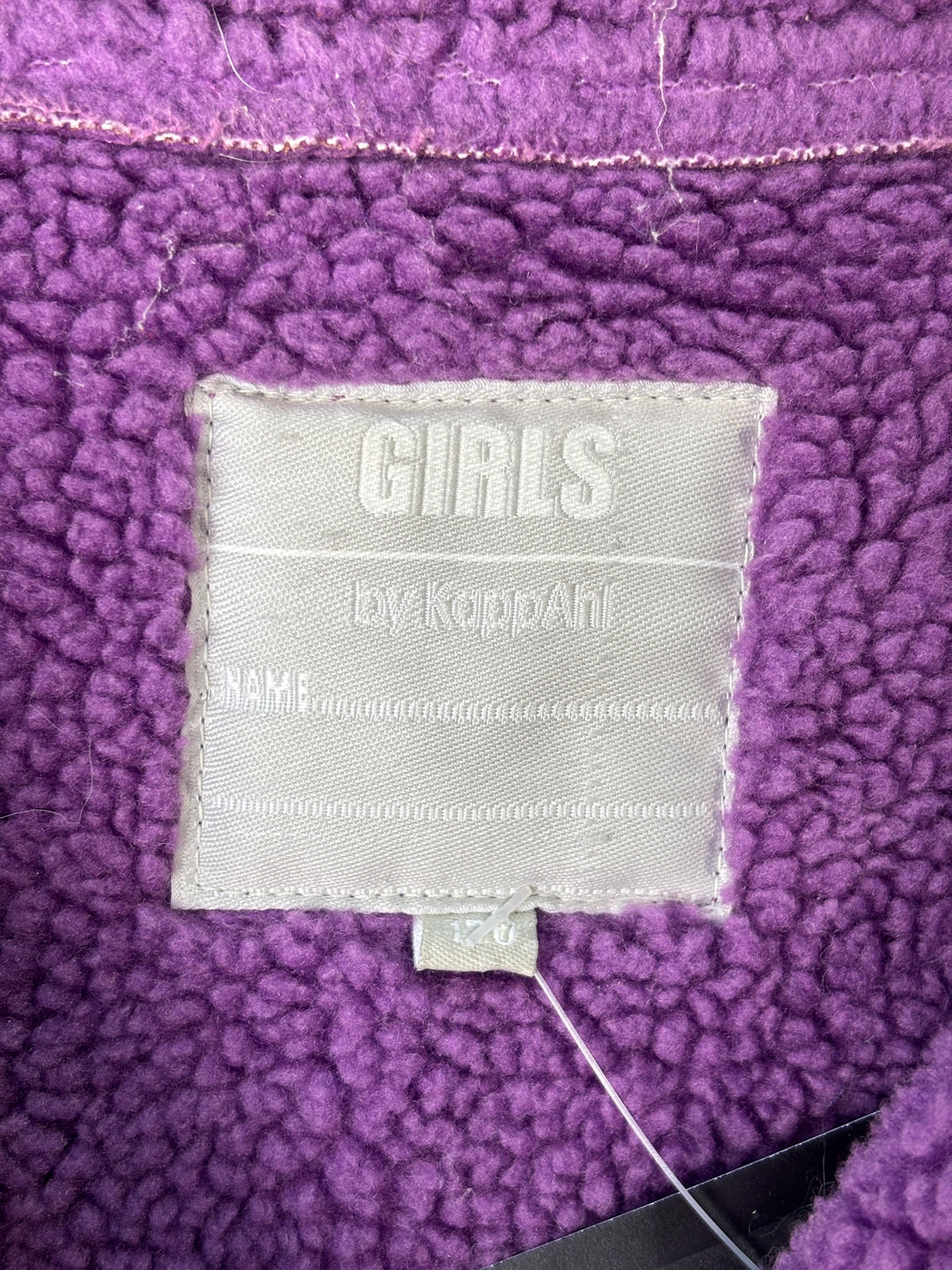 Kappahl Purple Faux Shearling Coat