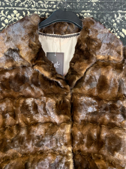 Women's Dark Brown Fur Jacket