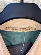 Vintage Double-Breasted Leather Jacket