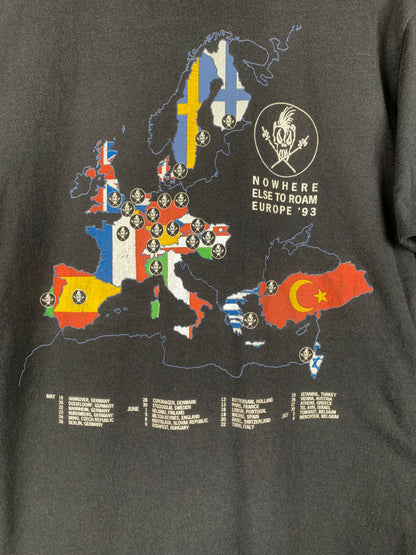 Mens Vintage 1993 Metallica Tour T-Shirt