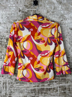Hennes Collection Y2K Psychedelic Collared Top