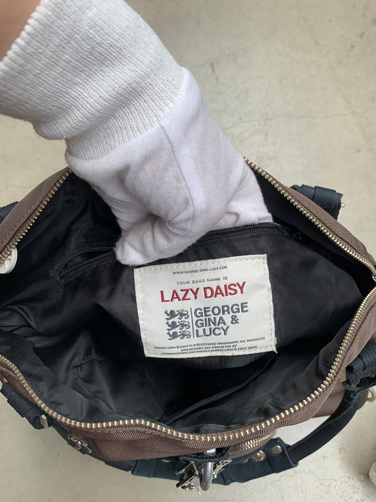 George Gina & Lucy "Lazy Daisy" Brown Handbag