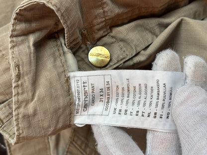 Men's Beige Carhartt Cargo Pants