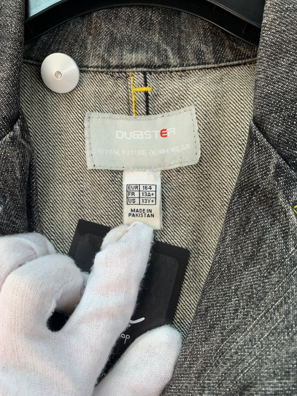 Womens Y2K Dark Grey Jean Jacket
