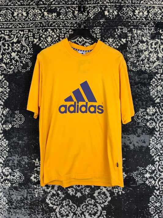 Adidas Orange Logo T-Shirt in Bold Sporty Style